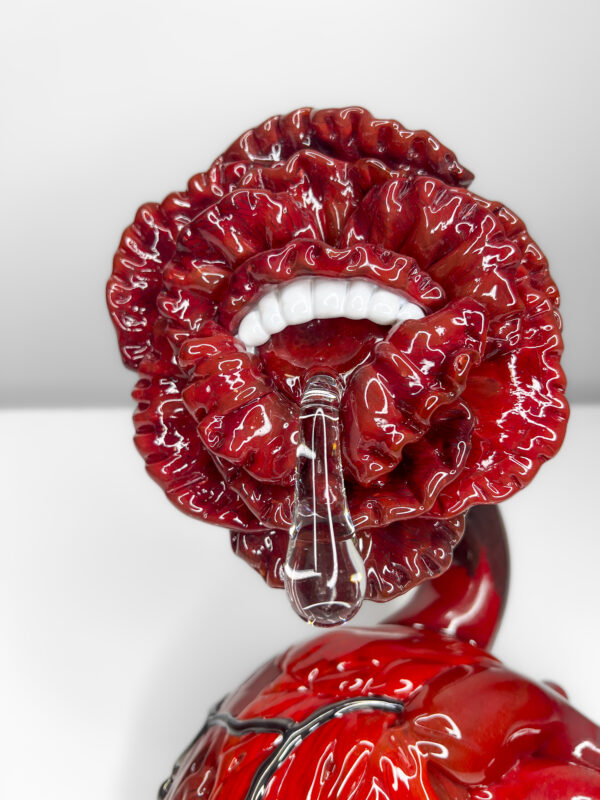 Love or Lust? Hot glass sculpture by Minhi England