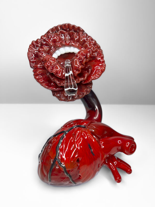Love or Lust? Hot sculpted glass by Minhi England